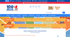 Desktop Screenshot of 100horas.es