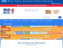 Tablet Screenshot of 100horas.es
